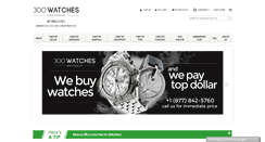 Desktop Screenshot of 300watches.com